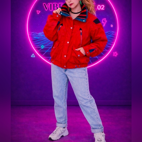 Mulberry Street Jackets & Blazers - Mulberry Street 80's Drop Shoulder Ski Jacket Made In Russia Medium